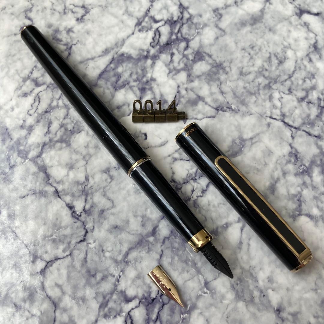 #0014 オーバーホール済み 万年筆 SAILOR 14k
