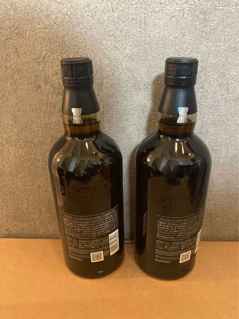 山崎 18年 シングルモルトウイスキー 700ml 2本箱無し