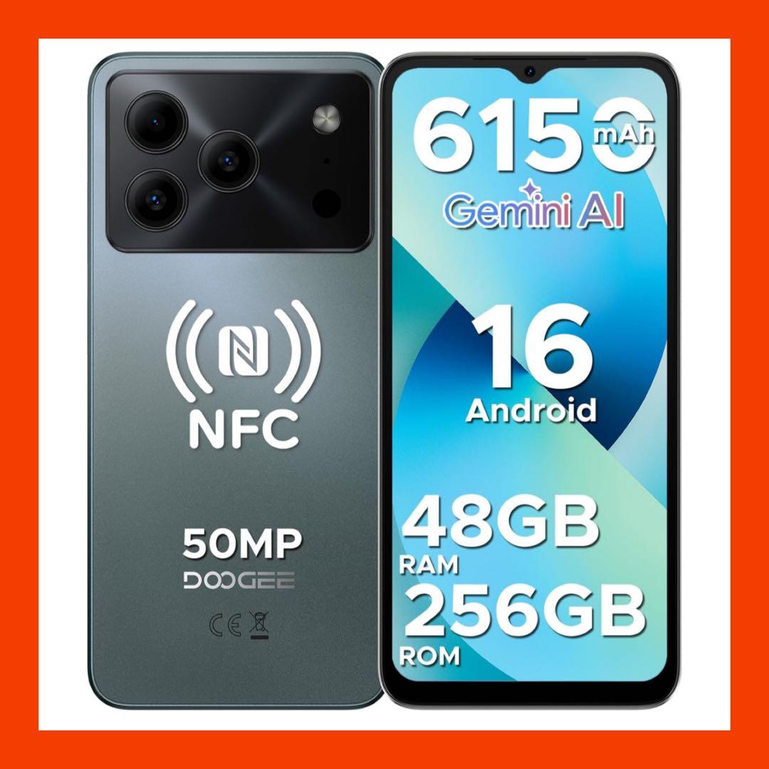 Note56 plus Android16 スマホ 本体 48GB+256GB