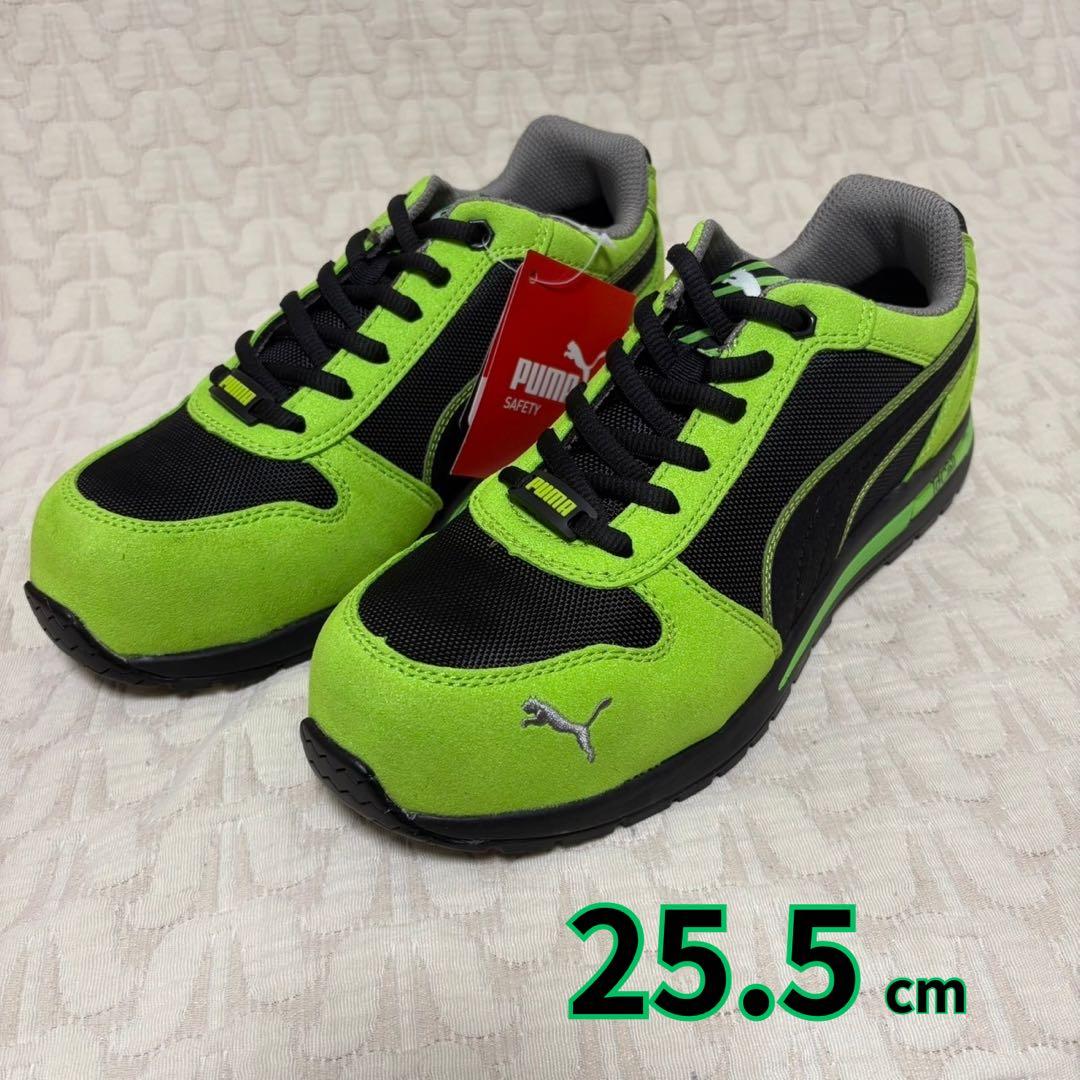 か*ぱ様 PUMA プーマ セーフティシューズ 安全靴 エアツイスト グリーン・