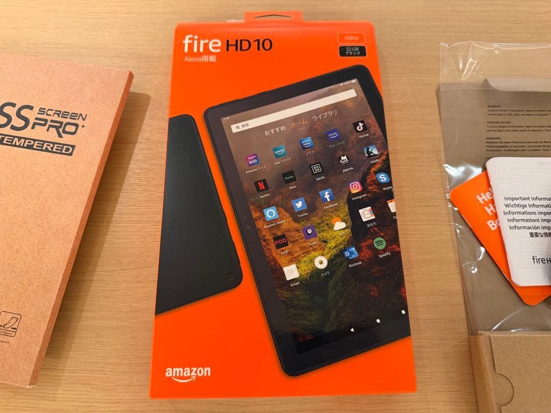 【超美品・ケースフィルム付】「第11世代 FireHD 10」2021、32GB