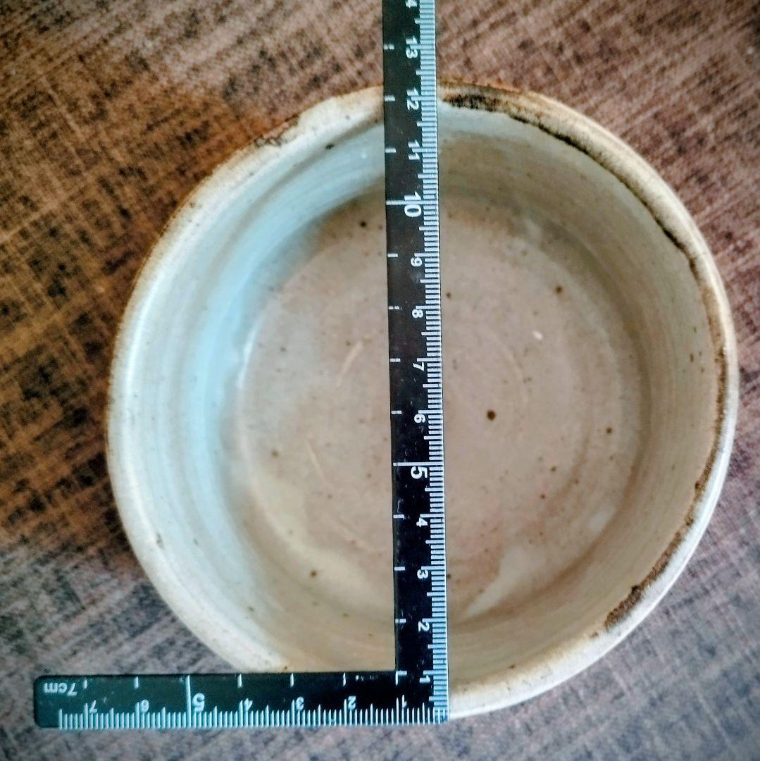 【茶道具】絵唐津 茶碗 木箱入 貝跡 高台見どころ 抹茶碗 唐津焼