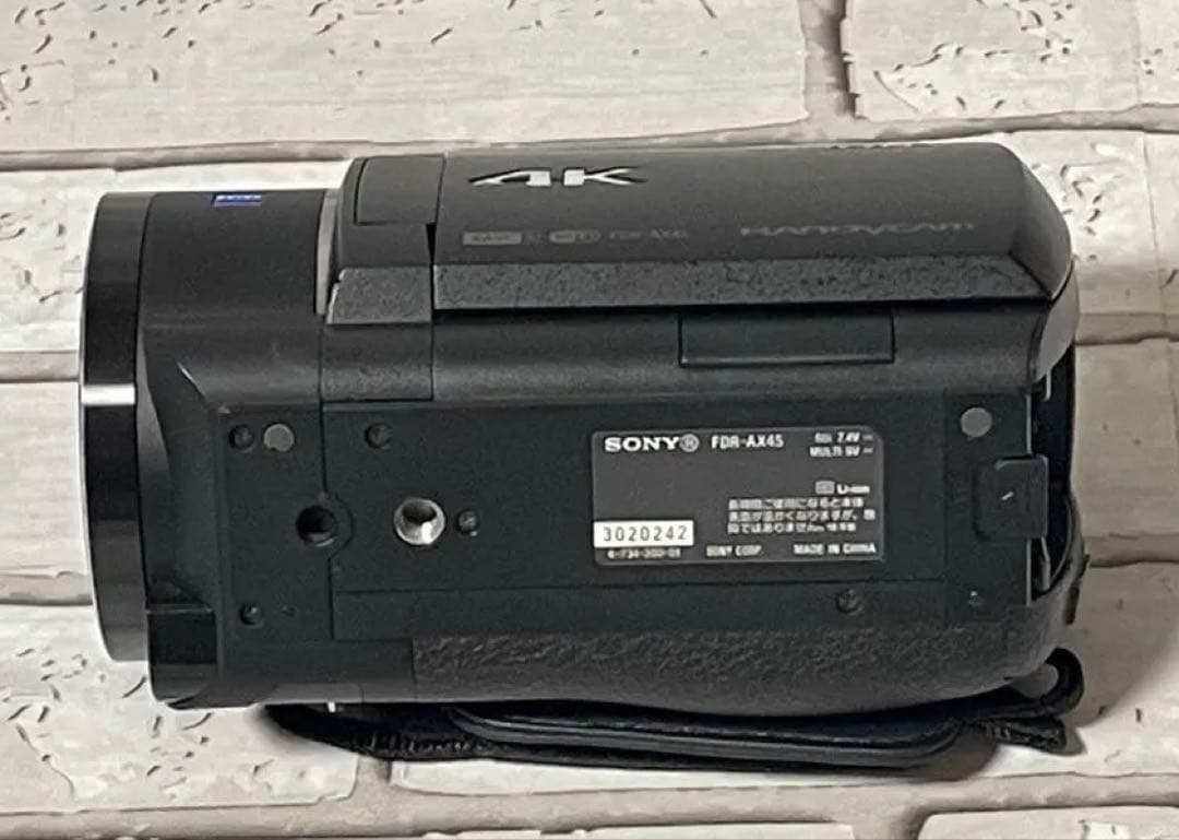 【中古】SONY 4K FDR-AX45 &SONYバッグ付　ビデオカメラ本体