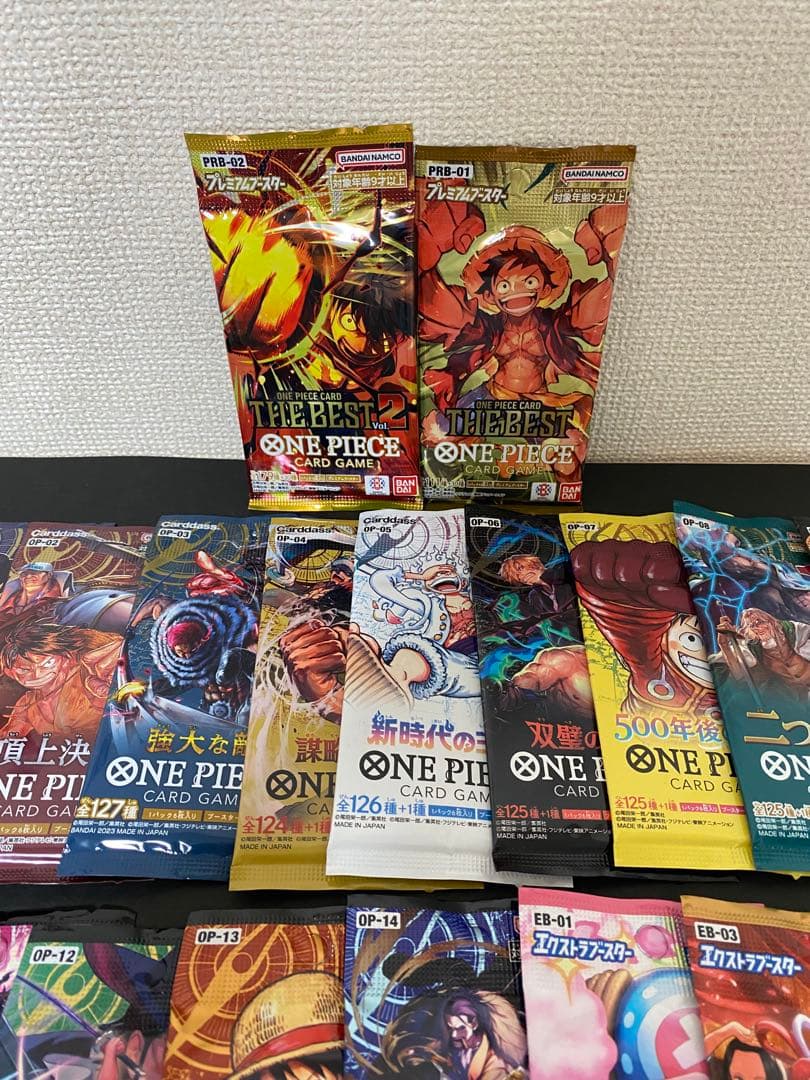 ワンピースカード未開封パックまとめ売り
