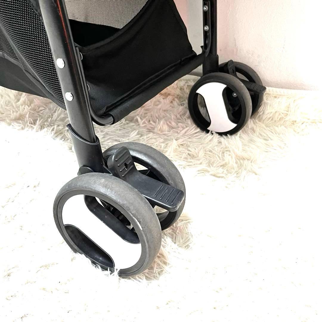 Doogo ペットカート 黒 メッシュカバー付き 小型犬 中型犬