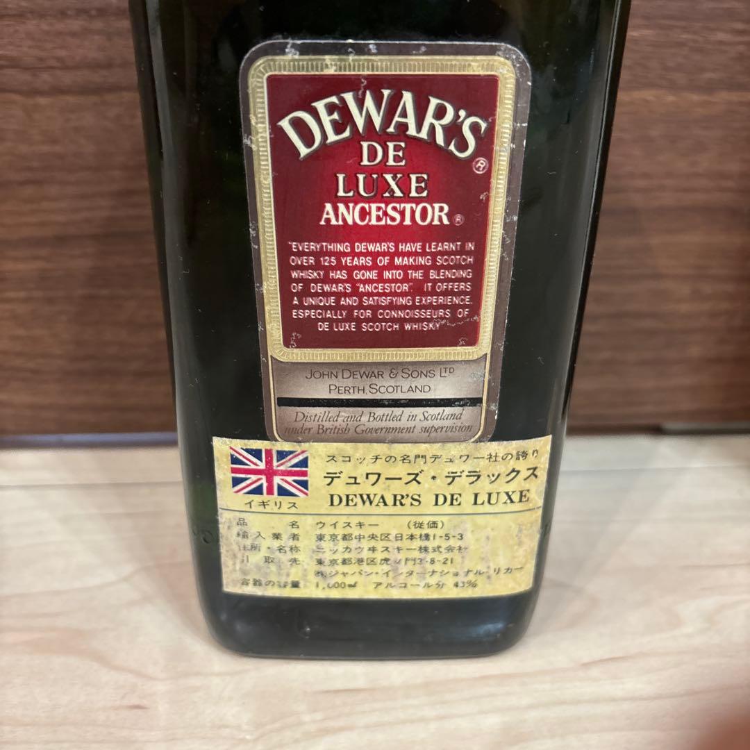 ウイスキー DEWAR'S DE LUXE ANCESTOR SCOTCH WHISKY