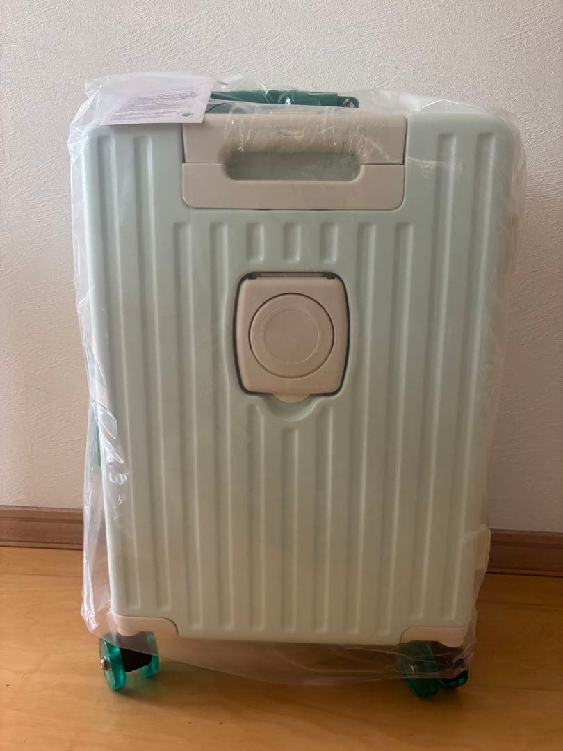 スーツケース Sサイズ フロントオープン 機内持ち込み USB カップホルダー付