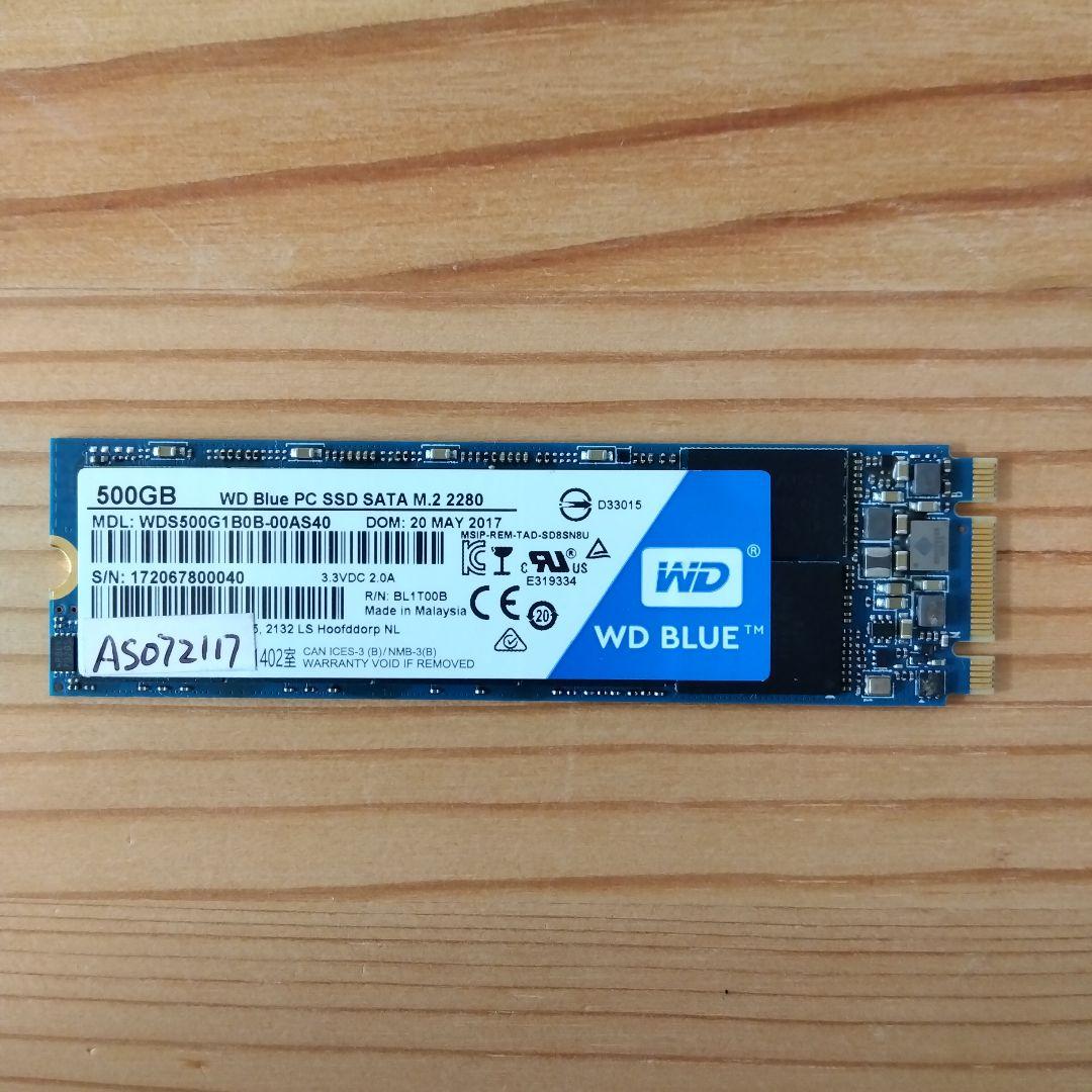 Western Digital 500GB M.2 SSD 【送料無料】