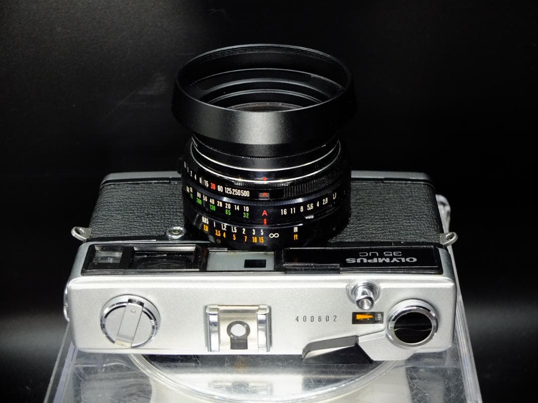 オリンパス35UC／Gズイコー42mmf1.7フード付【実写確認済整備品】