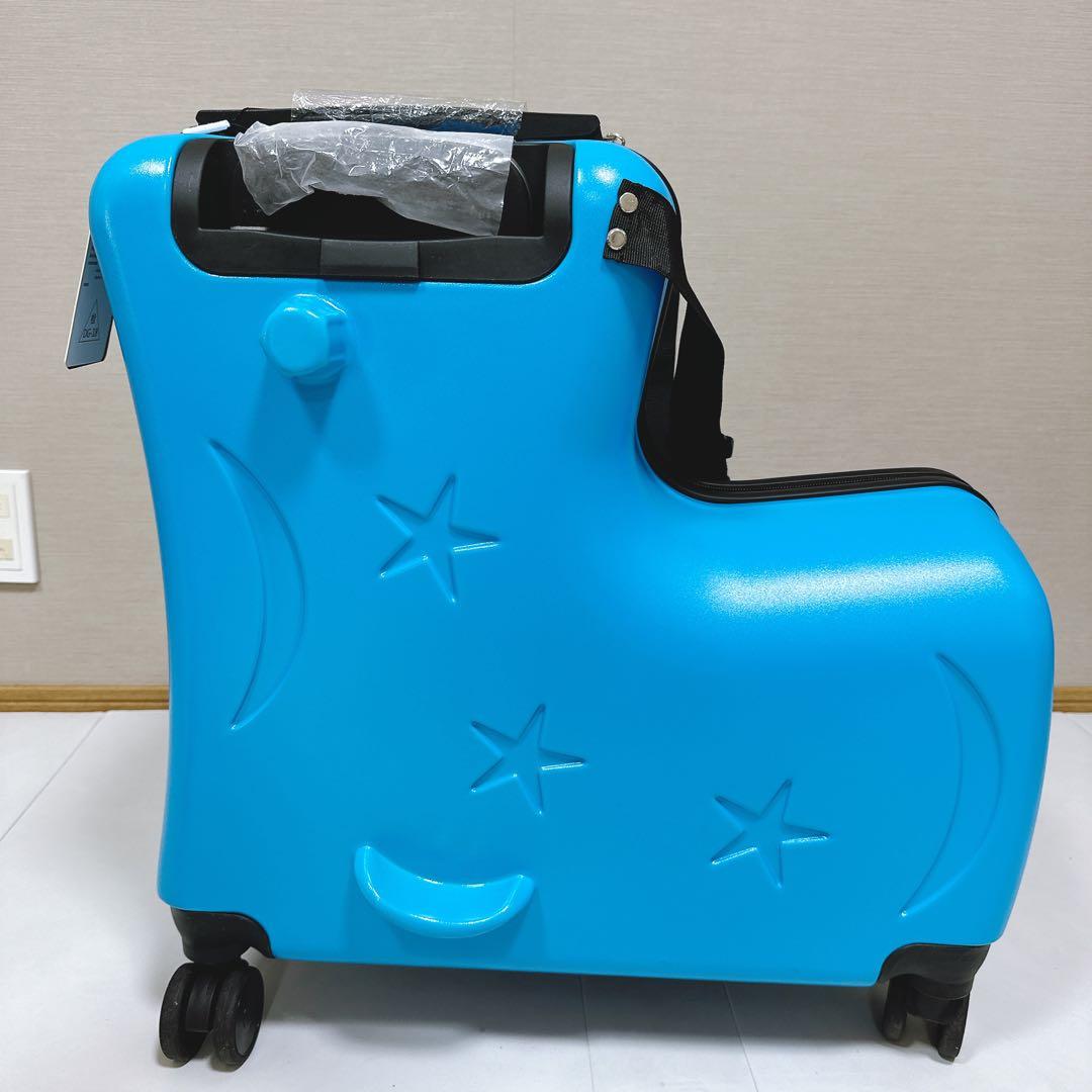 い*か様 大人気 子供が乗れるキャリーケース ブルー スーツケース ブルー 旅行