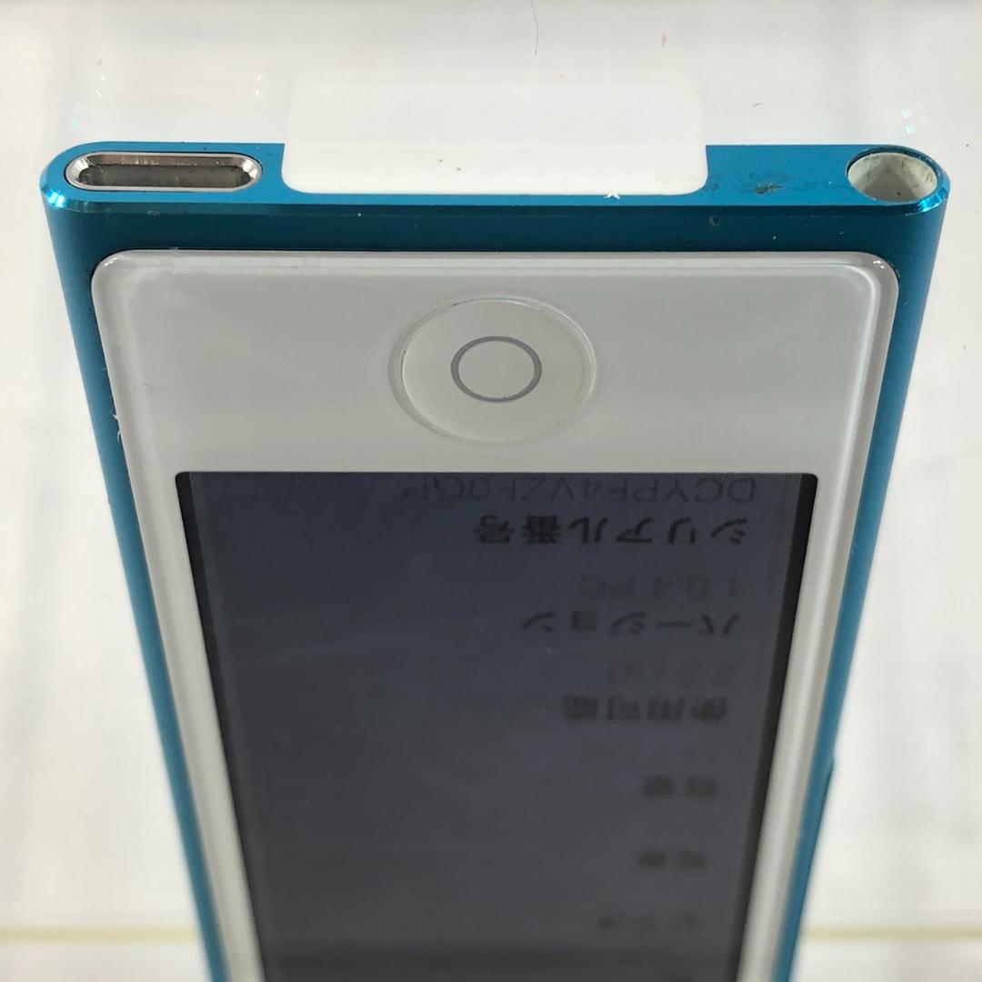 Apple iPod nano 第7世代 16G 動作確認済　ブルー
