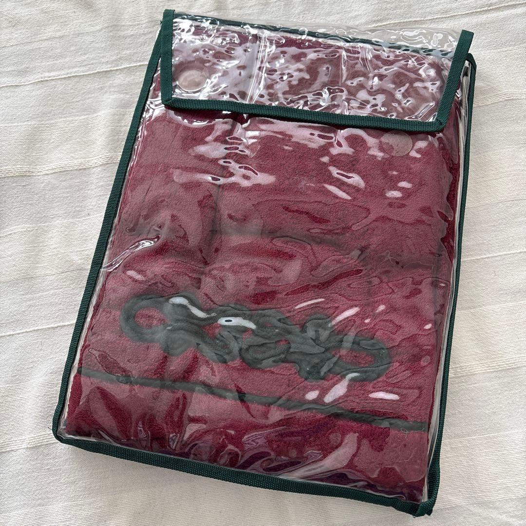 未使用　ETRO イタリア製　ピュアコットン　タオルセット　エトロ　ボルドー色系