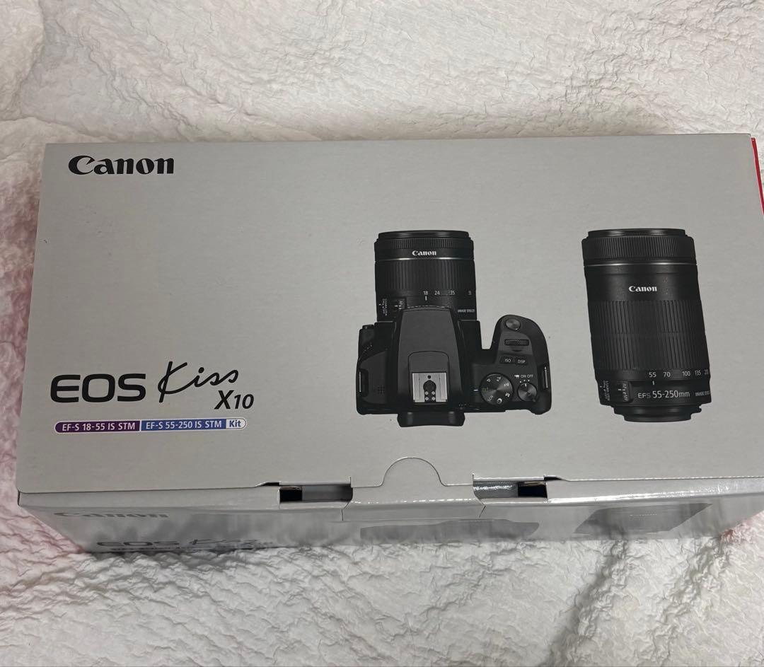 Canon EOS Kiss X10 本体 ダブルズームキット　箱付き