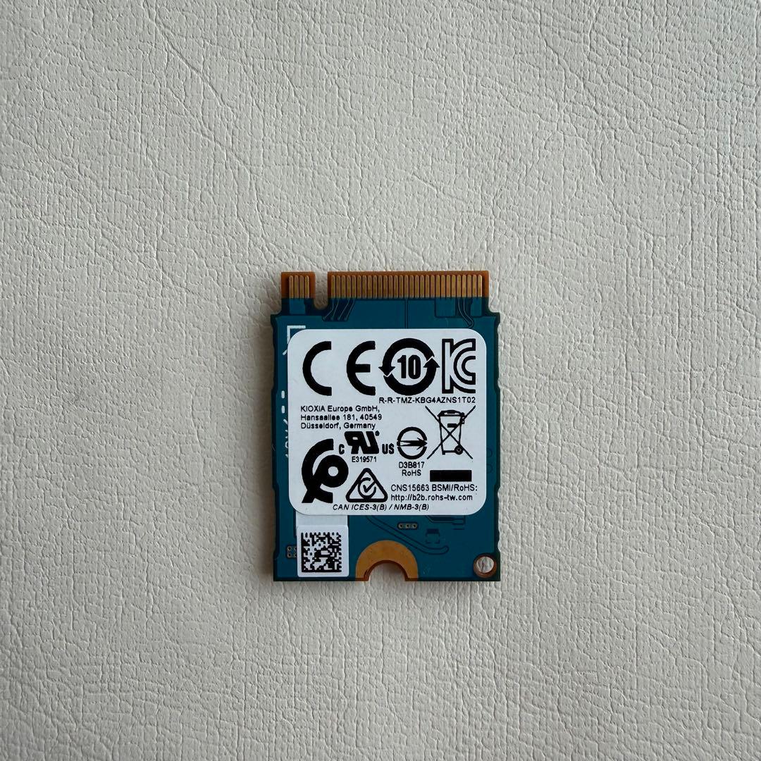 内蔵型SSD KIOXIA 512GB NVMe SSD M.2 2230