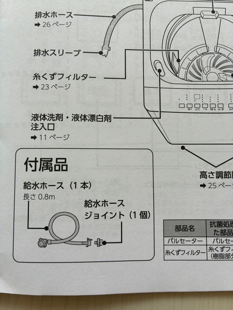 【2023年製】ツインバード洗濯機 5.5kg（WM-ED55 ）