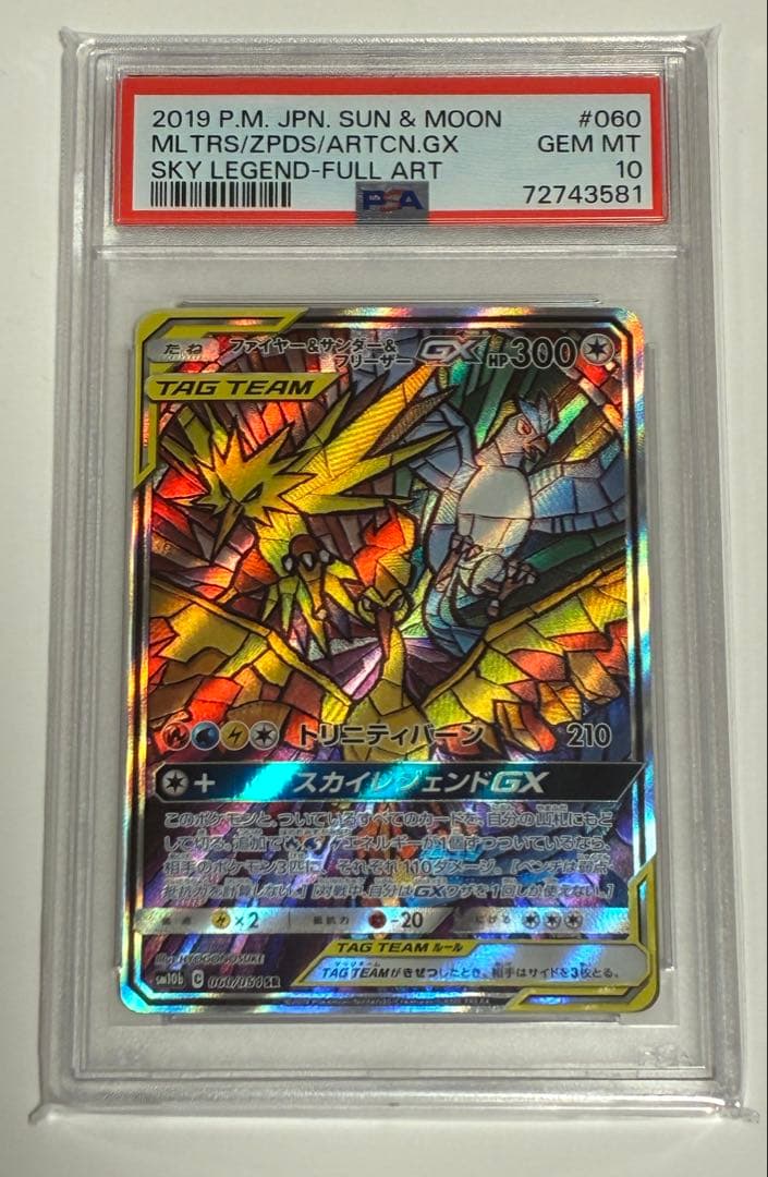 【1日限定価格】PSA10 ファイヤー&サンダー&フリーザーGX SA