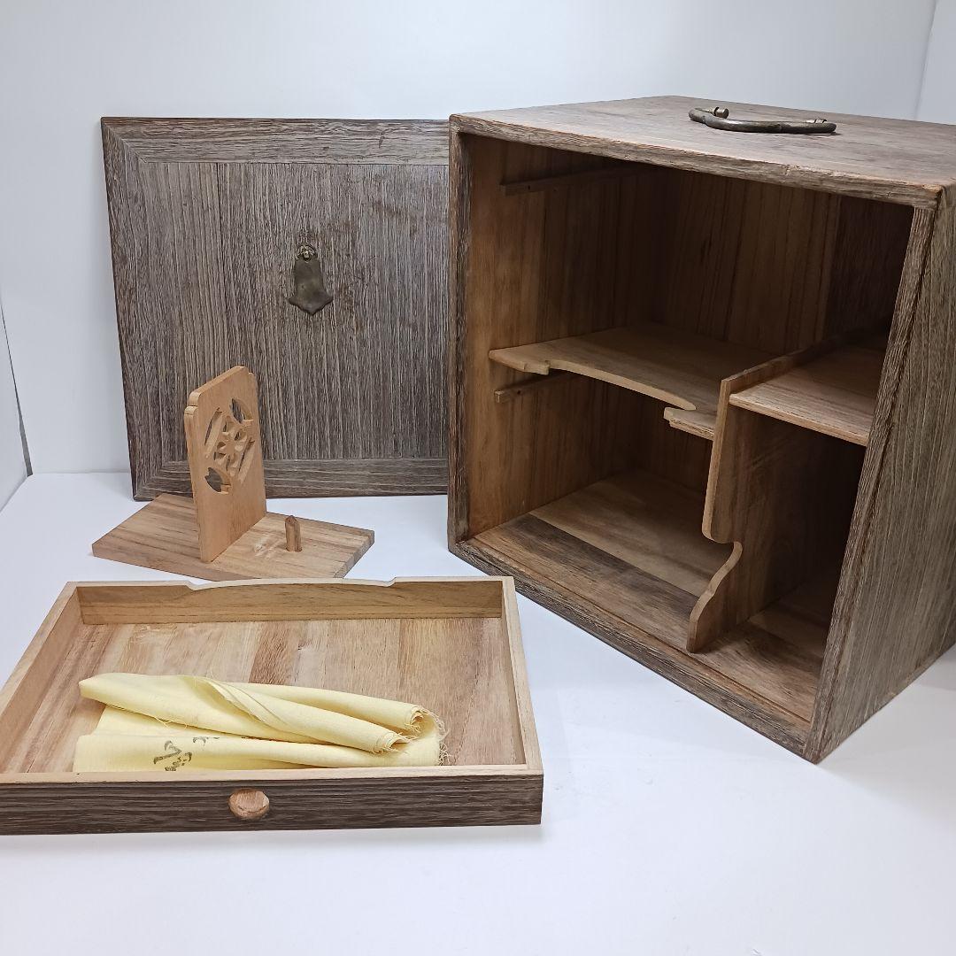 Y3106-2 茶道具 井戸茶碗 2点セット 茶箱付き