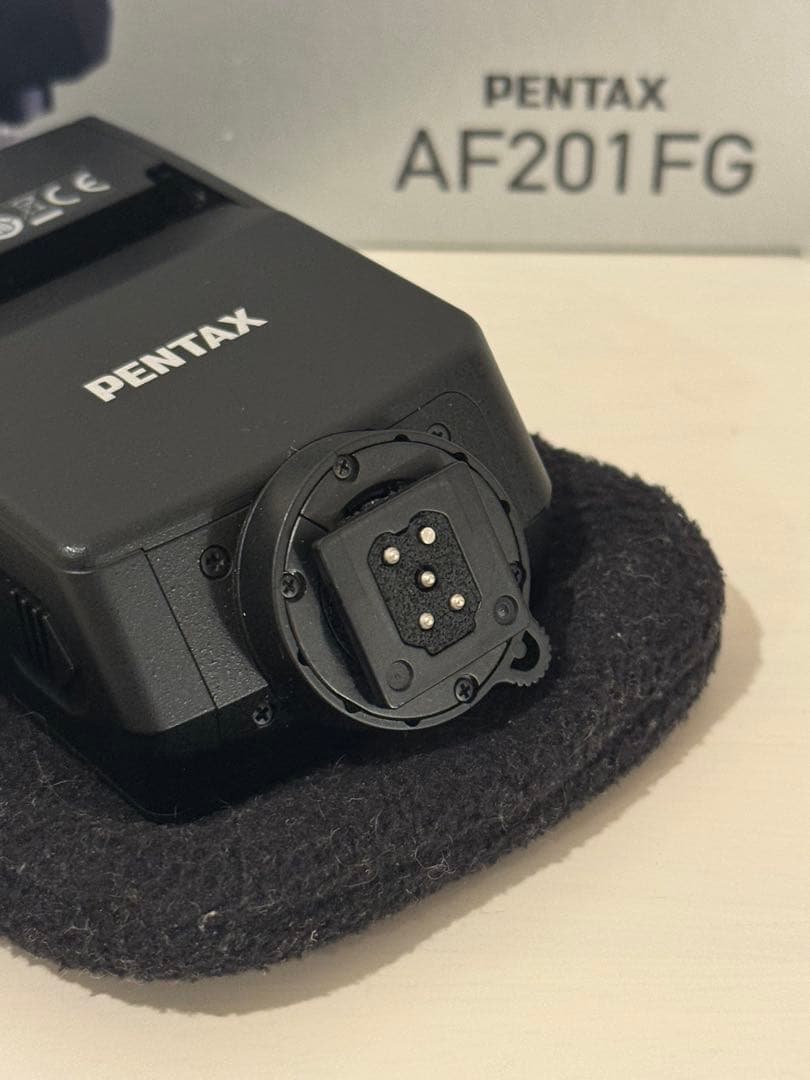 PENTAX AF201FG フラッシュ 美品