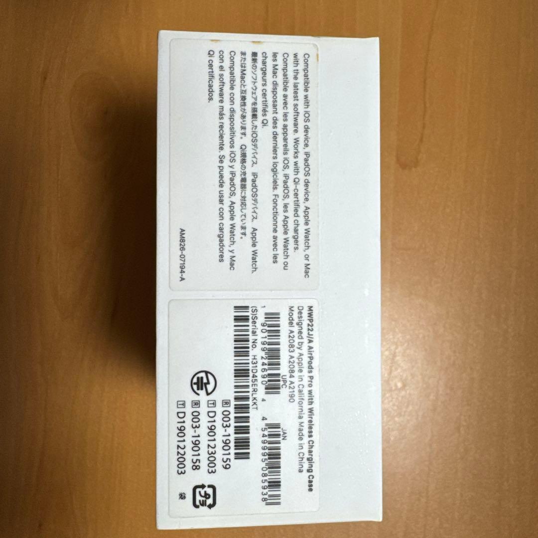 Apple Airpods Pro 本体　第一世代