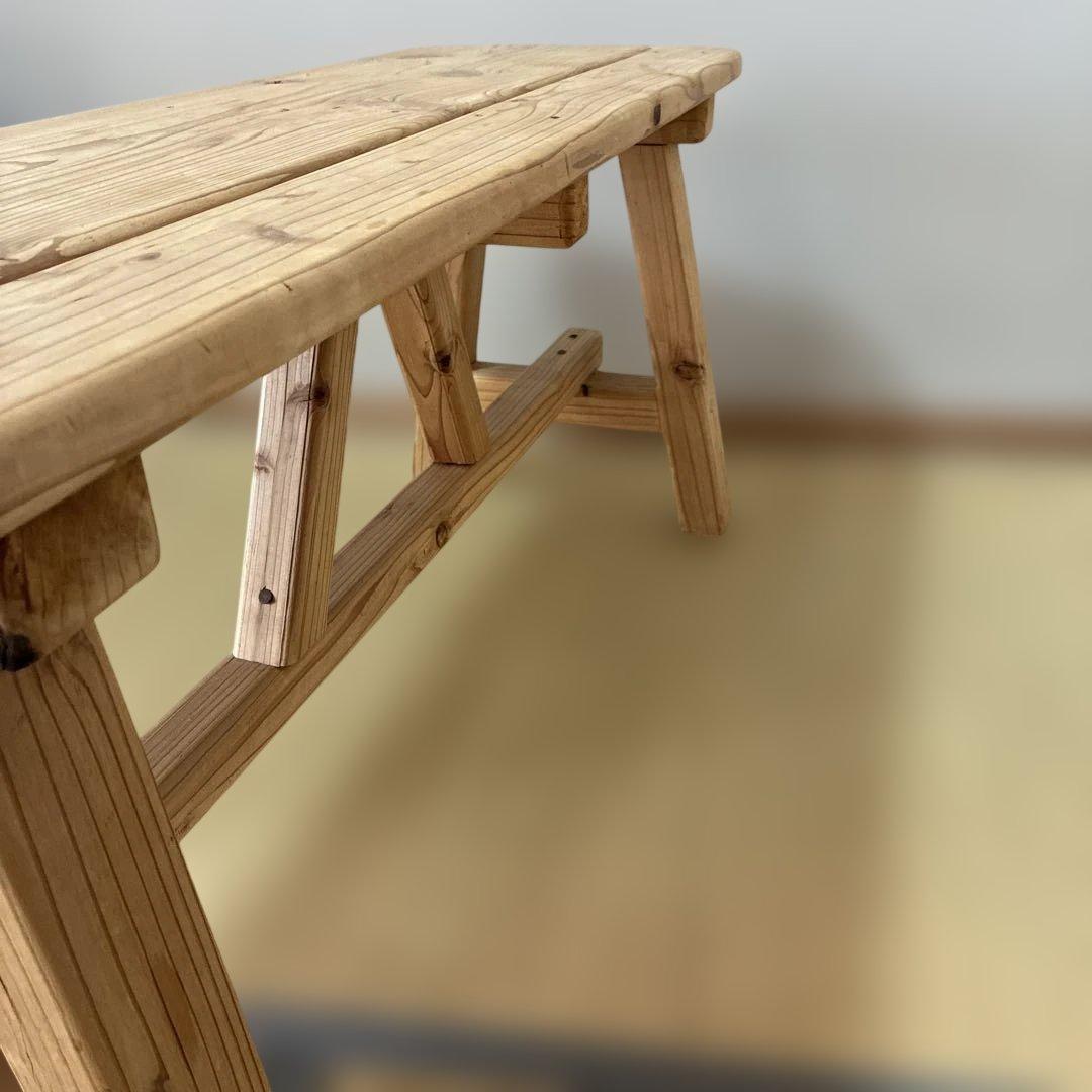 木製シンプルベンチ 97cm 手作り