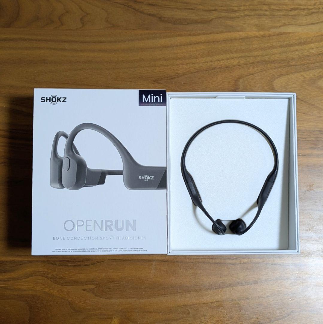 shokz OPENRUN mini 骨伝導イヤホン