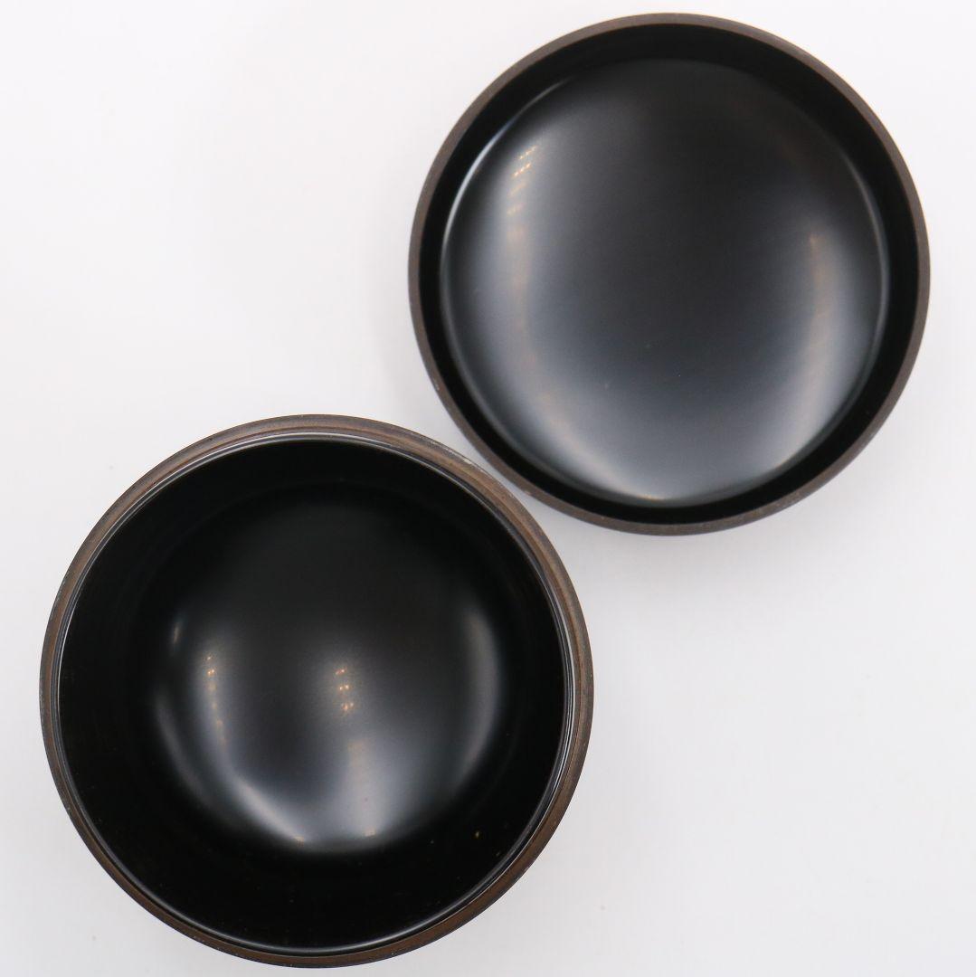 坂下雄峰(武雄)作 源氏香図 大棗 溜塗 薄茶器 茶道具 共箱共布　V1078