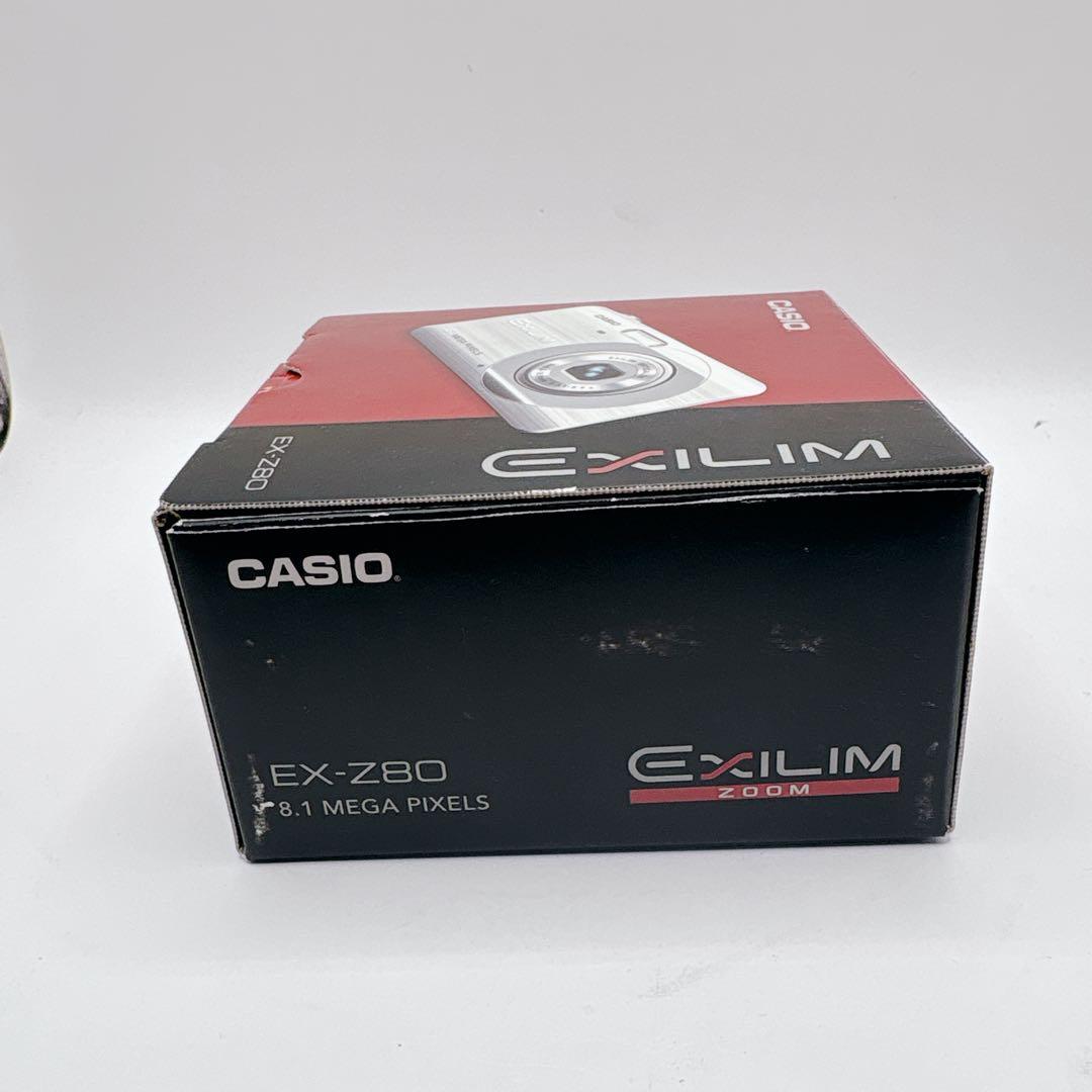 【美品】CASIO EXILIM ZOOM EX-Z80 デジタルカメラ 箱付き