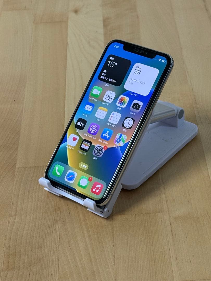 iPhoneX ジャンク品 　Apple iPhone X シルバー　本体