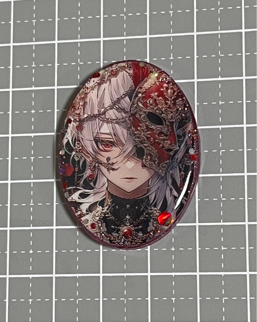 感謝価格(ㅅ´꒳` )仮面少年 レジンヘアゴム