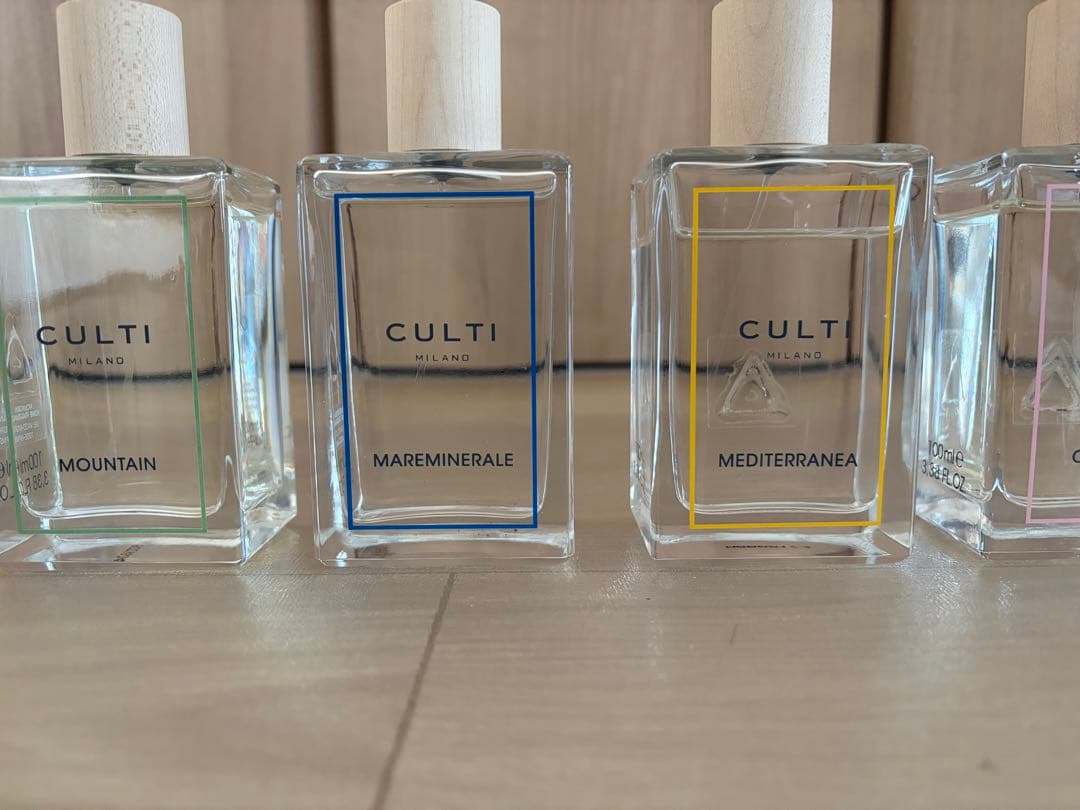 CULTI ルームフレグランス　スプレー50ml & 100 ml 4種類セット