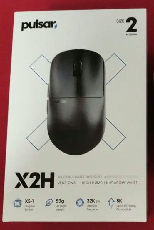 マウス・トラックボール Pulsar X2H v3 Medium Black