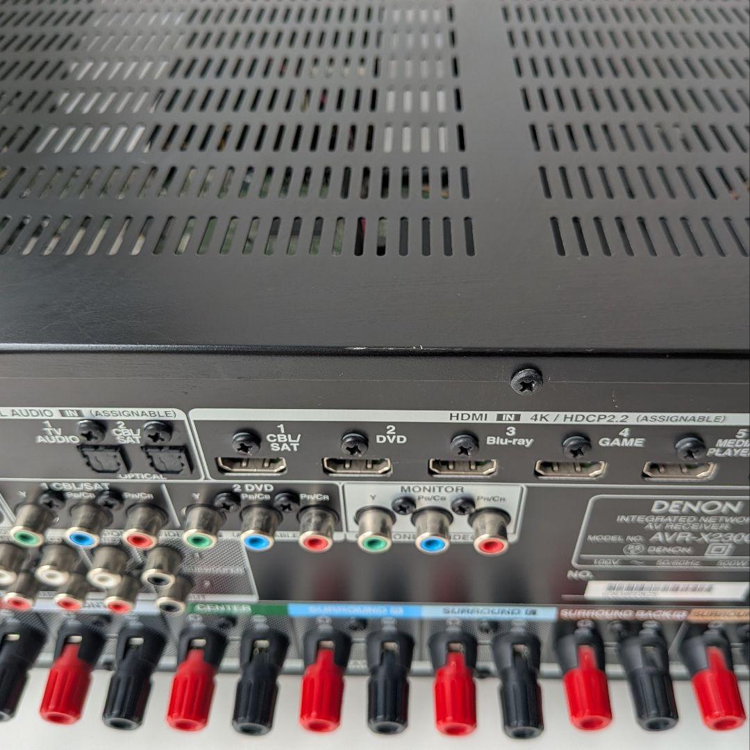 デノン AVR-X2300W 7.2ch AVアンプ 2016年製 通電確認済