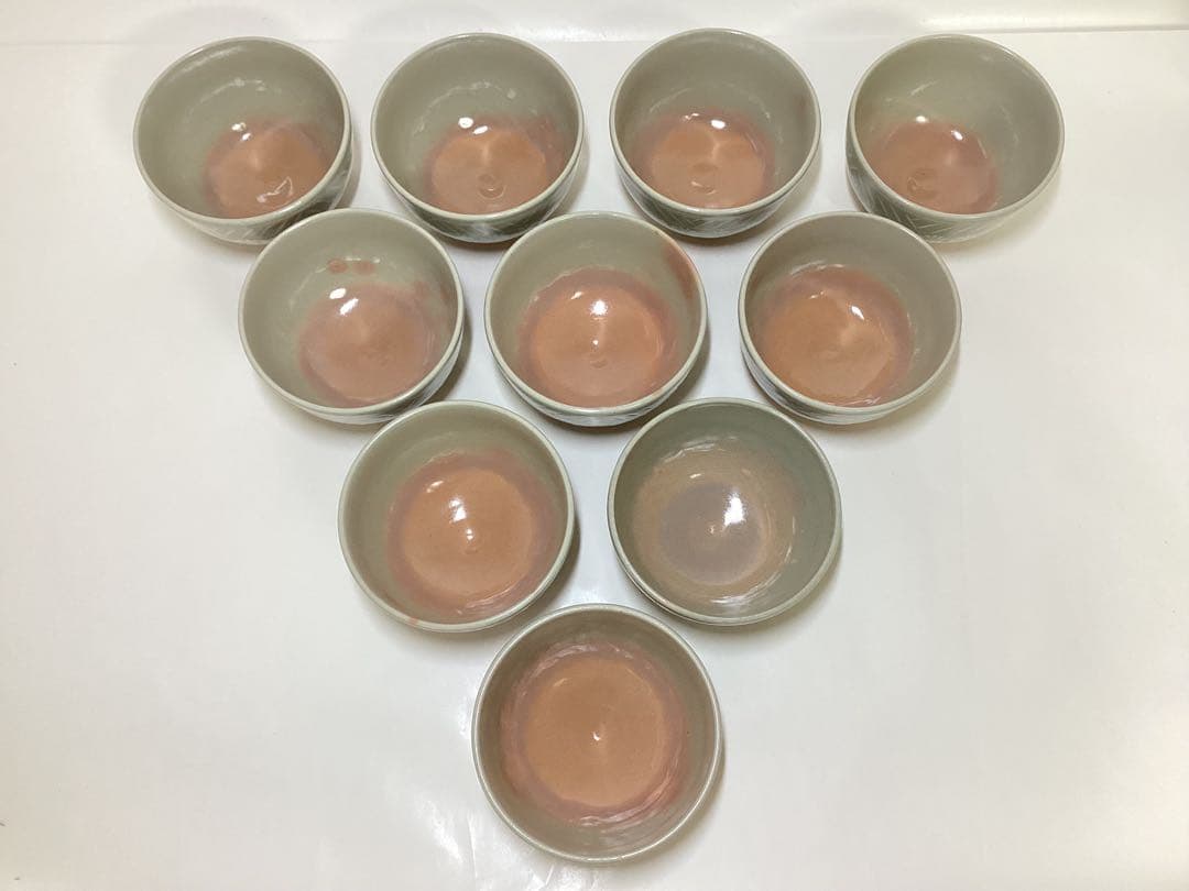 数茶碗 三島 橋本紫雲 木箱入 茶道具 古物品