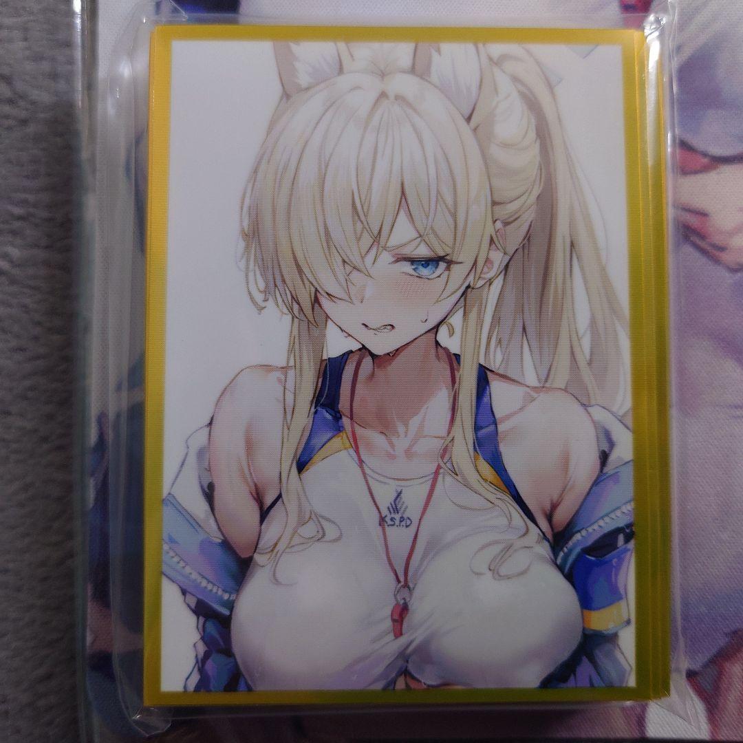 α1 ブルーアーカイブ 競泳水着&睨む 尾刃カンナ スリーブ&プレイマット