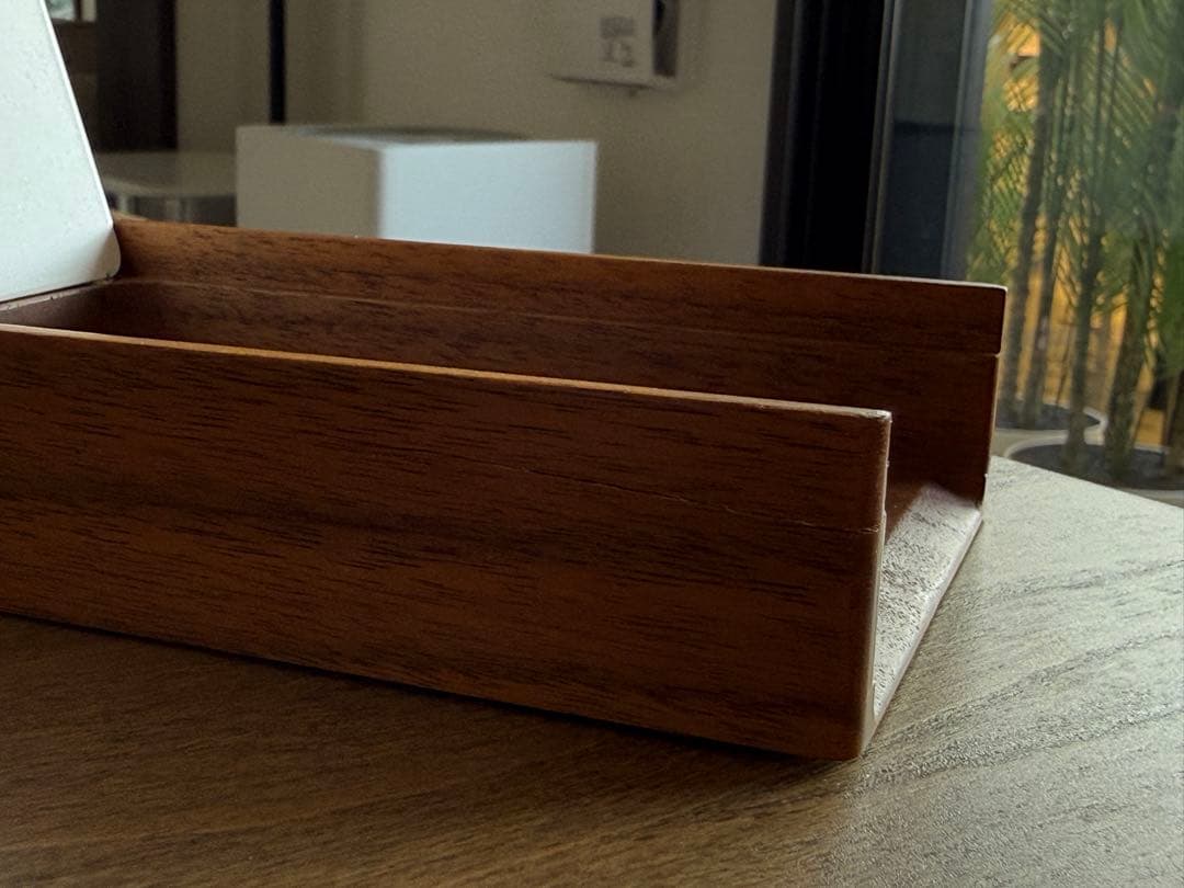 ノート・メモ帳 UGMONK Analog Wood Card Holder Walnut
