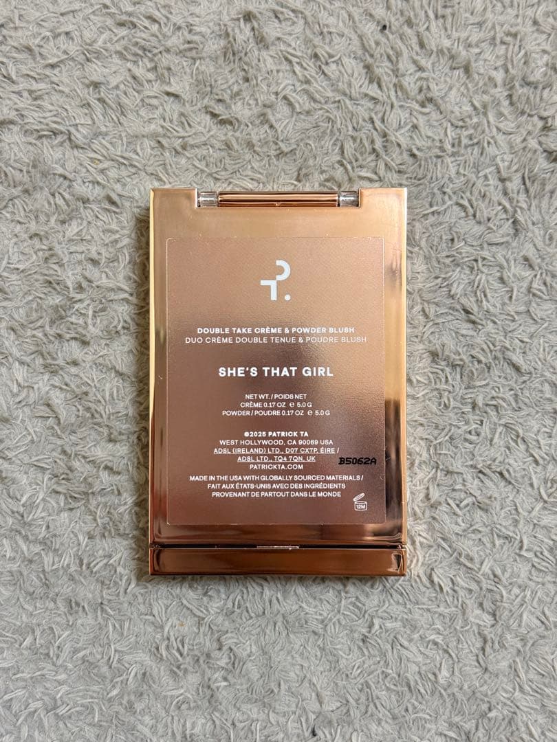 チーク Patrick Ta \" She's That Girl \" blush