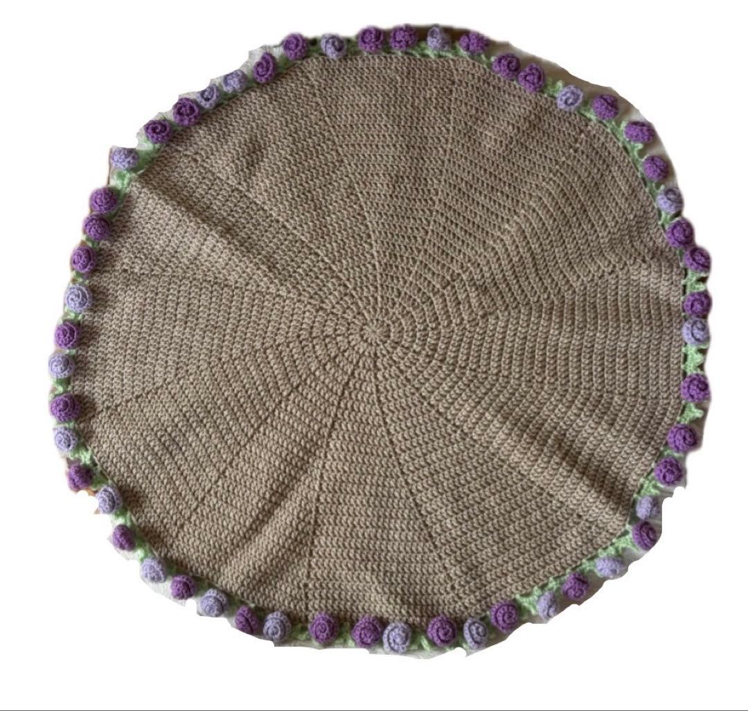 ブーケブランケット 87cm 花束 薔薇 ハンドメイド