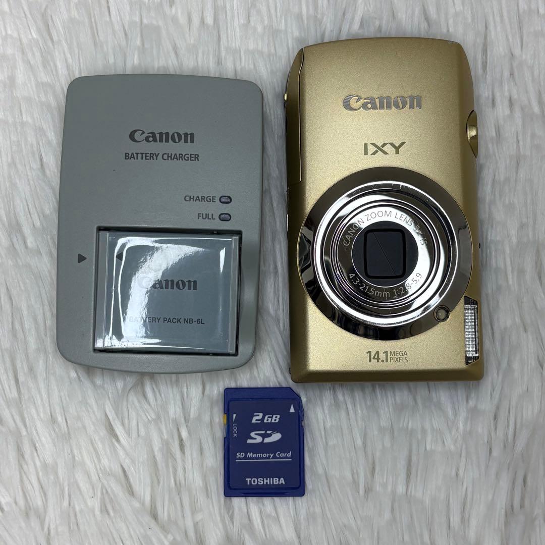 Canon IXY 10S PC1467 充電器　ゴールド コンデジ　動作品
