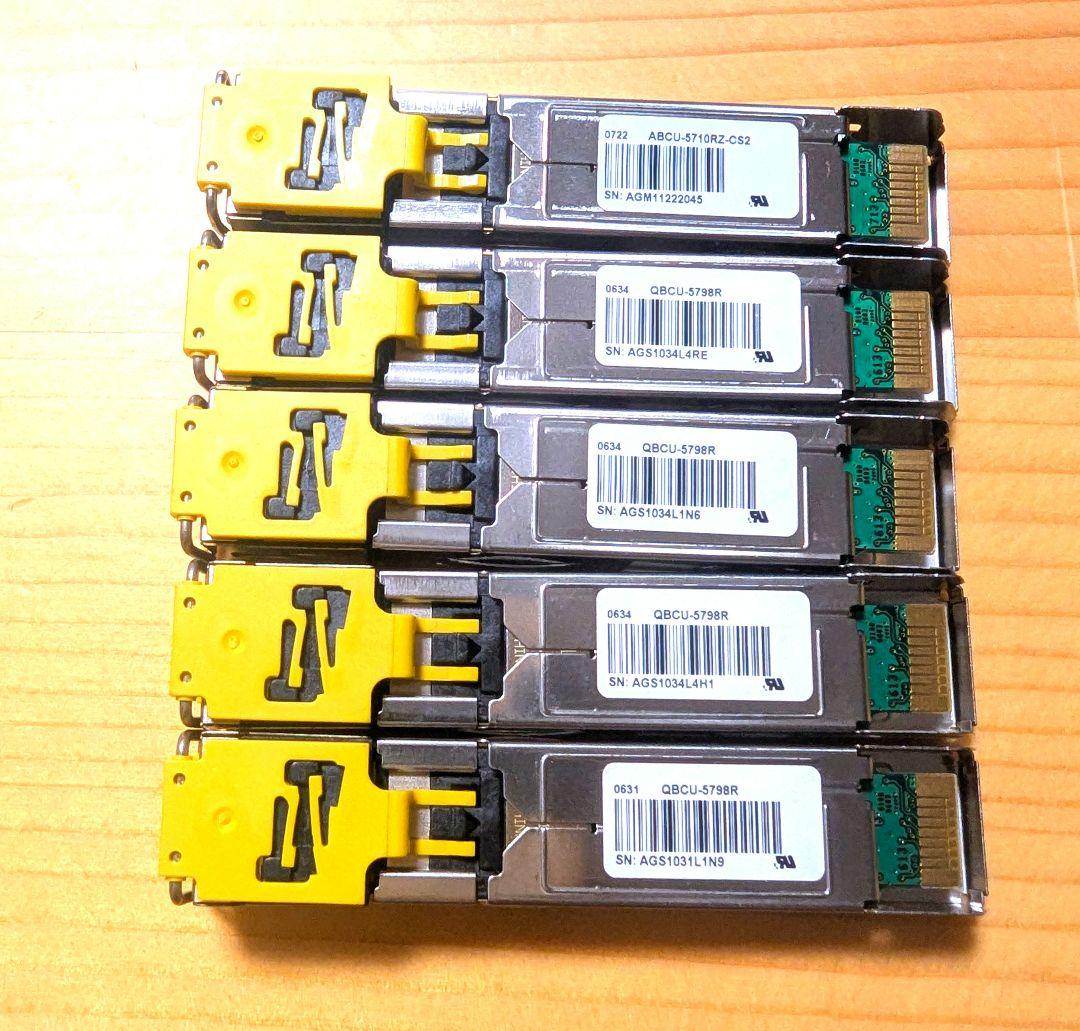 【純正品】 Cisco GLC−T 10Gbps 新品 5本セット