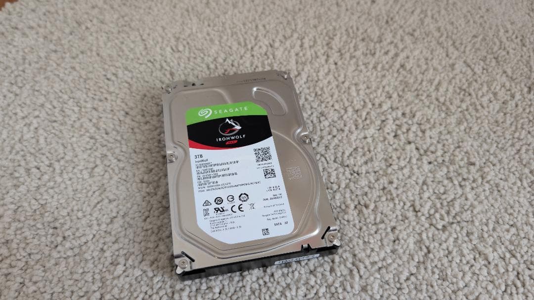 【美品】Seagate IronWolf 3TB HDD ST3000VN007