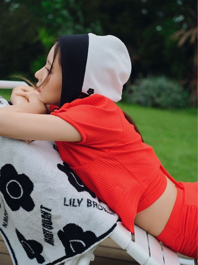 LILY BROWN×MARY QUANT デイジー柄バスタオル
