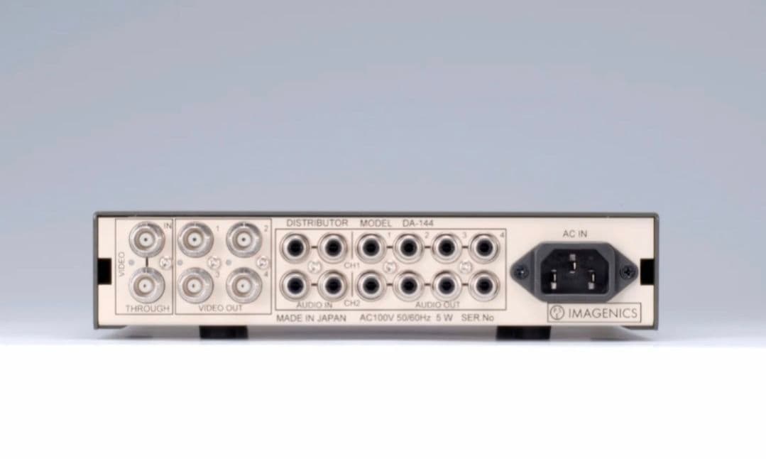 DA-1441入力4出力映像 音声分配器 (ケーブル補償回路内蔵)