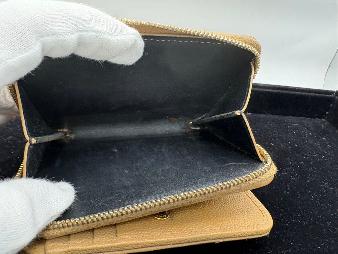 SAINT LAURENT コンパクト ジップアラウンド ウォレット 財布