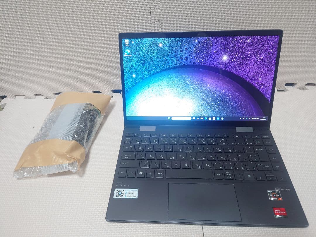 HP ENVY 13/Ryzen7 4700U/16・512G/2in1タッチ