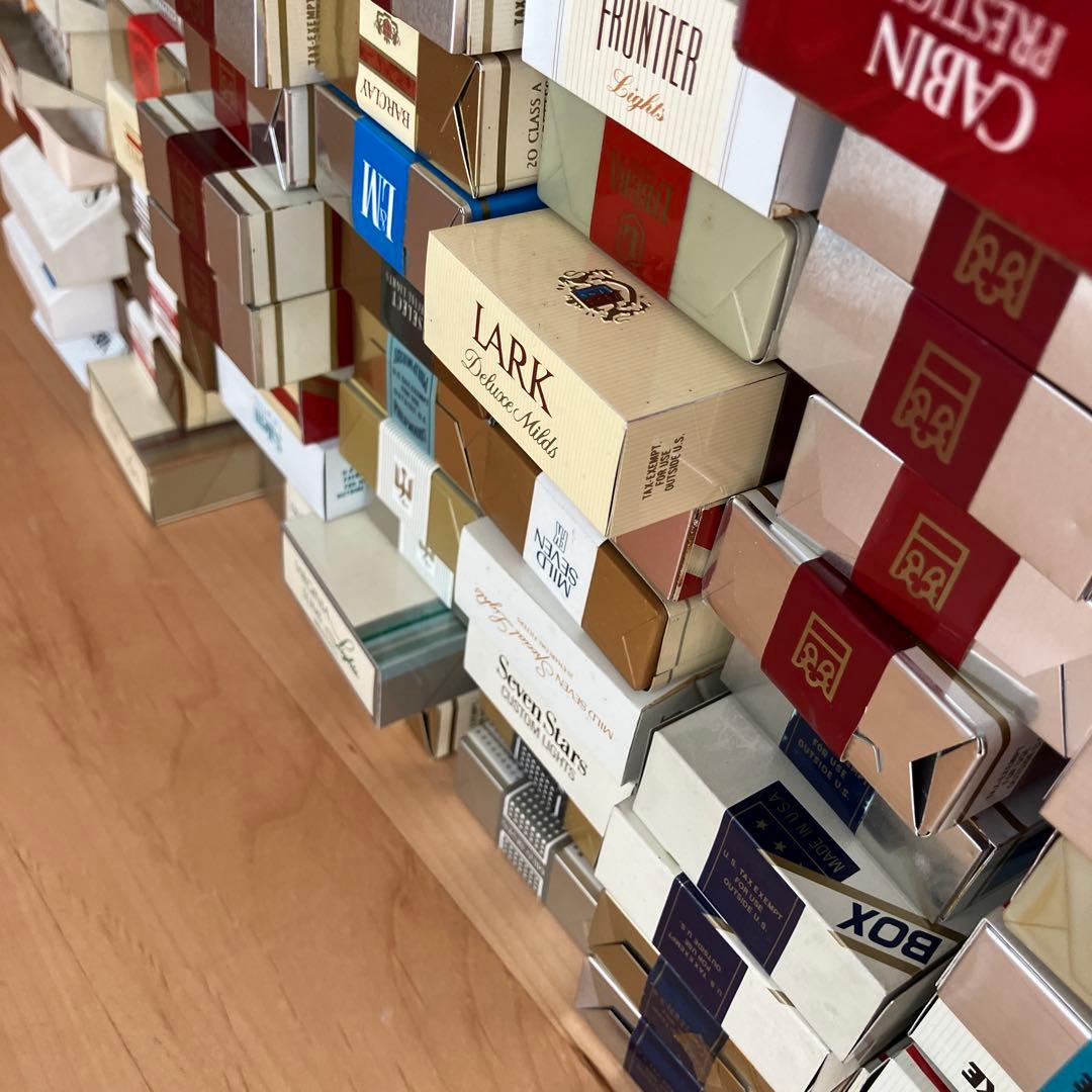 昭和レトロ たばこ包装模型 自動販売機用 自販機展示パッケージ87点