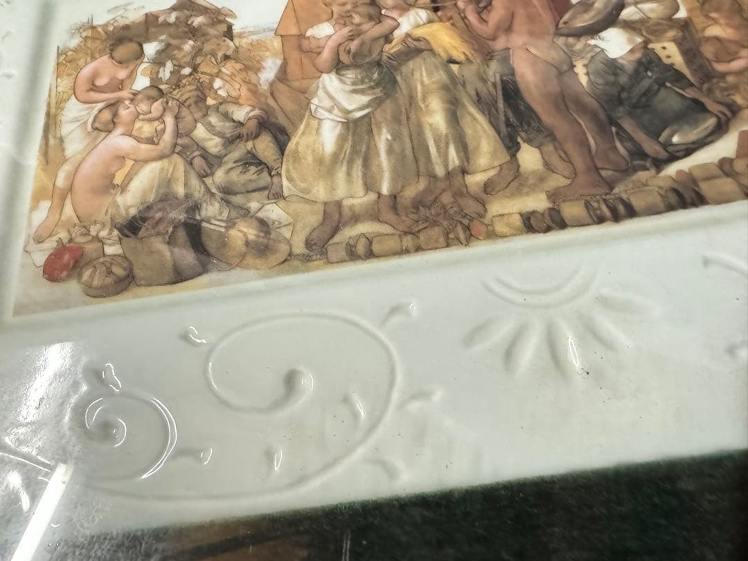 陶板画　小磯良平　　アンティーク　骨董品