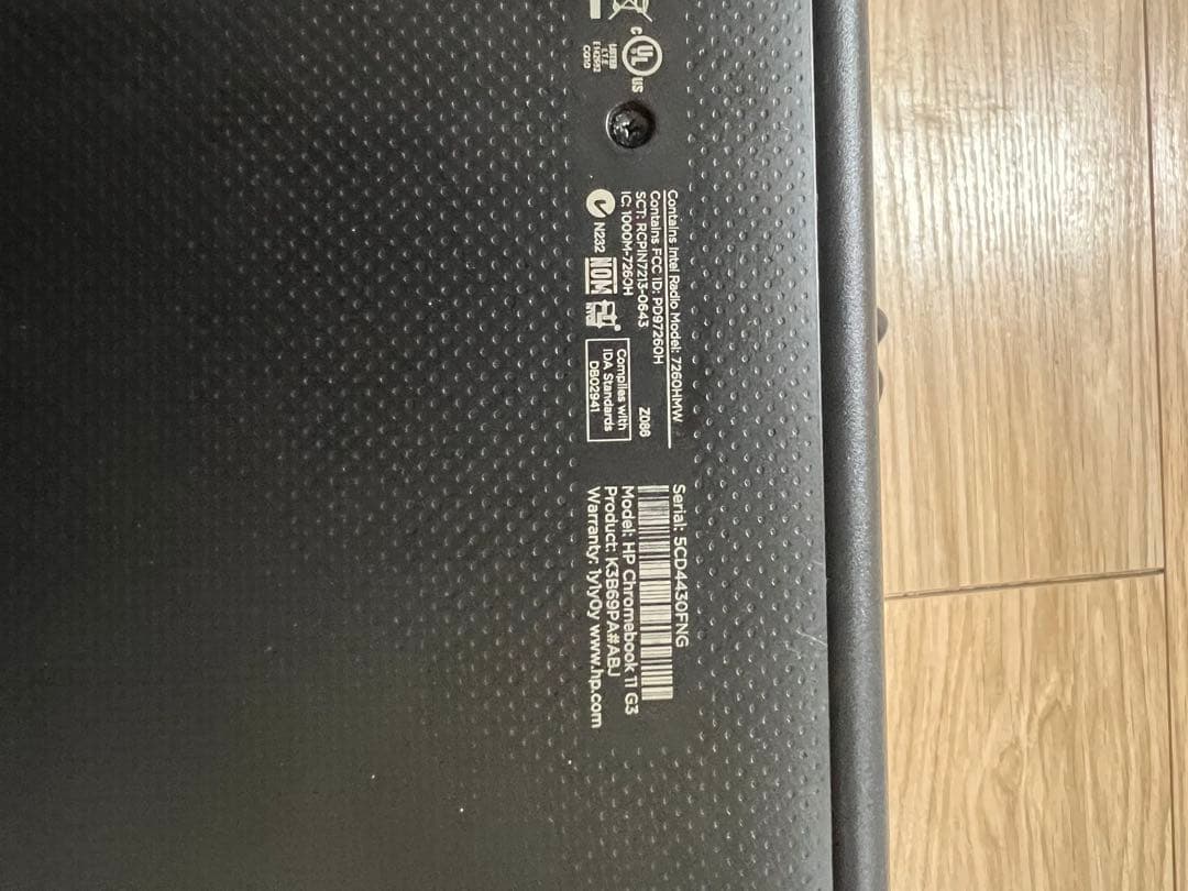 HP Chromebook 11G3 11.6インチ