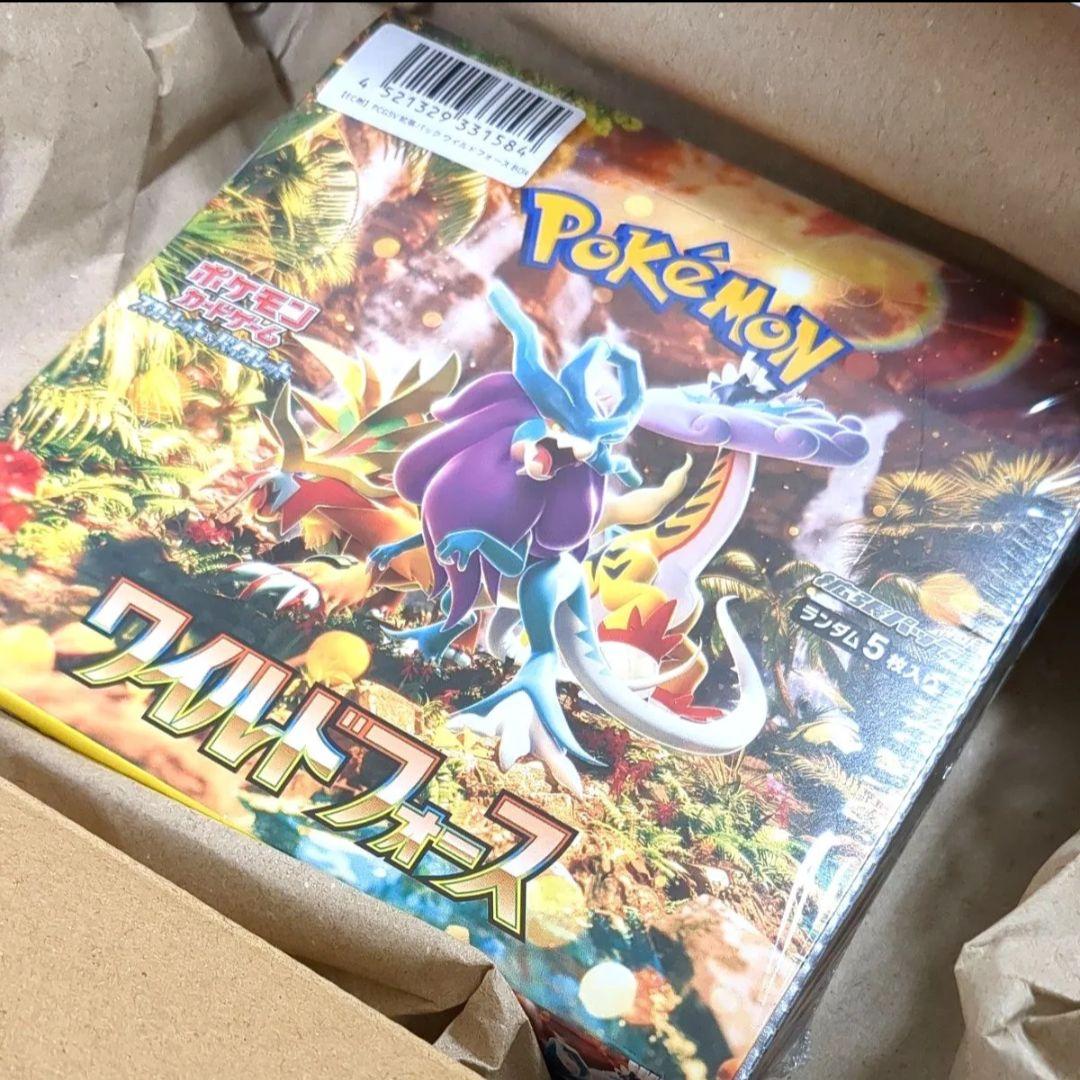 【未開封/シュリンク付き】ポケモンカードゲーム ワイルドフォース BOX