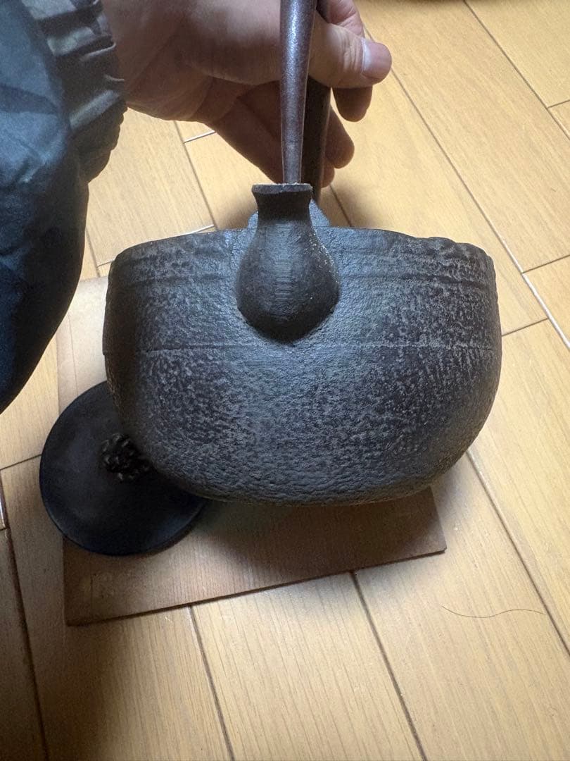 銀摘鉄瓶松下電器産業記念品
