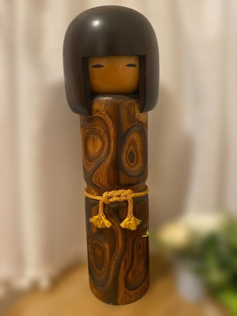 卯三郎こけし 大型39cm 無垢木 民芸工芸品 存在感抜群
